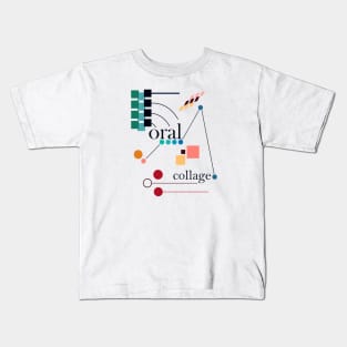 Graphic Notation - Color | Oral Collage Kids T-Shirt